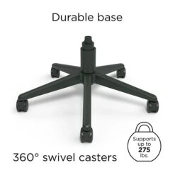 Union & Scale FlexFit™ Kroy Ergonomic Fabric Swivel Task Chair, Blue (UN59458) -Popular Furniture 251EEC8E 02FE 4AA5 9D3CF0BDE80407B9 s7