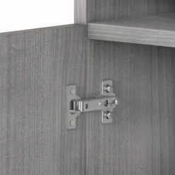 Bush Business Furniture Studio C 5 Shelf Bookcase With Doors, Platinum Gray (STC015PG) -Popular Furniture 594B7E23 0EFE 4C5B BB641277FAACE14C s7