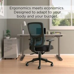 Union & Scale FlexFit™ Kroy Ergonomic Fabric Swivel Task Chair, Blue (UN59458) -Popular Furniture 91711C19 2DF7 437D B0F5AEC4C0E4A13C s7