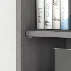 Bush Business Furniture Studio C 5 Shelf Bookcase, Platinum Gray (SCB136PG) -Popular Furniture 98F50B57 0F4E 473C A065938B18E1C315 s7