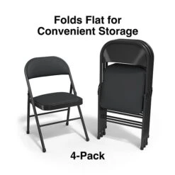 Quill Brand® Luxura Faux Leather Folding Chair, Black, 4/Pack (51504) 8 Quill Brand® Luxura Faux Leather Folding Chair, Black, 4/Pack (51504) -Popular Furniture A190A63A 7B8A 48DB 83877D83EC7A7673 s7