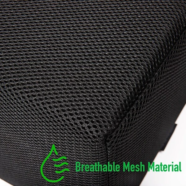 Mind Reader Harmony Collection Footrests, Black/Beige (FTCUSH-BLK) 6 Mind Reader Harmony Collection Footrests, Black/Beige (FTCUSH-BLK) - Image 6