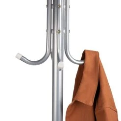 Mind Reader Alloy Collection Coat Stand, Metal, Silver (COATRACK11-SIL) -Popular Furniture BE543180 2512 4FA6 A240E10F697AF4FE s7