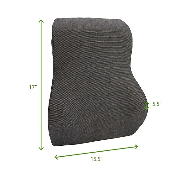 Mind Reader Harmony Collection Felt Back Supports, Black (VERTBACK-BLK) 2 Mind Reader Harmony Collection Felt Back Supports, Black (VERTBACK-BLK) - Image 2