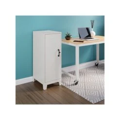 Space Solutions 38.5" Pearl White Storage Locker (25223) -Popular Furniture CBBD7939 9BD0 4FE9 9F0AB853B9B8C126 s7