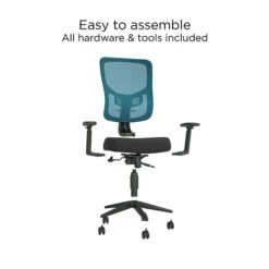 Union & Scale FlexFit™ Kroy Ergonomic Fabric Swivel Task Chair, Blue (UN59458) -Popular Furniture DC7144FE 03D5 4298 A9E0BFB48AEB9811 s7