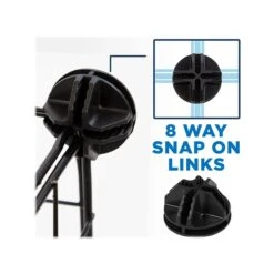 Mount-It! 28" X 42" 6-Cube Storage Organizer, Black (WI-4012)