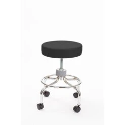 Brandt 22211 Revolving Stool With Footrest, Black