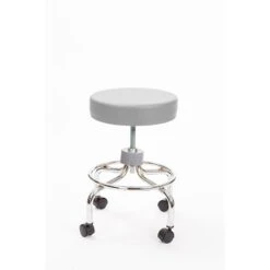 Brandt 22211 Revolving Stool With Footrest, Dove Gray