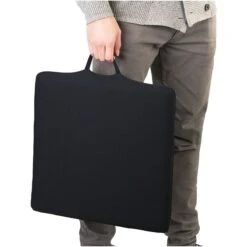 Wagan RelaxFusion Standard Memory Foam And Gel Seat Cushion, Black (9111)