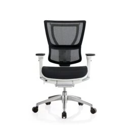 Raynor Eurotech IOO Series Mid-Back Managers Chair, Mesh, Black With White Frame -Popular Furniture m002480243 s7