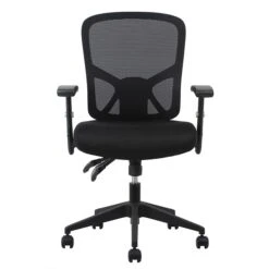 Essentials By OFM ESS-3050 Mesh Task Chair Adjustable Arms, Black