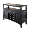 Winsome® Jasper 32.13" Wood Storage Buffet, Black