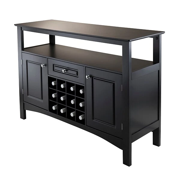 Winsome® Jasper 32.13" Wood Storage Buffet, Black 1 Winsome® Jasper 32.13" Wood Storage Buffet, Black
