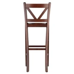 Winsome V-Back 29" Bar Stools, Walnut, Set Of 2 (94259) 8 Winsome V-Back 29" Bar Stools, Walnut, Set Of 2 (94259) -Popular Furniture m007065588 s7