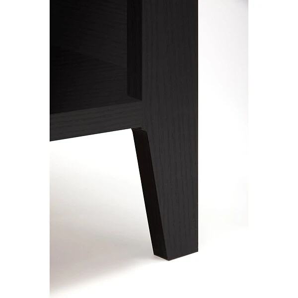 Kathy Ireland® Home By Bush Furniture Connecticut 5 Shelf Bookcase, Black Suede Oak (KI40103-03) 2 Kathy Ireland® Home By Bush Furniture Connecticut 5 Shelf Bookcase, Black Suede Oak (KI40103-03) - Image 2