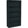 Tennsco® Metal Bookcases In Black, 66"