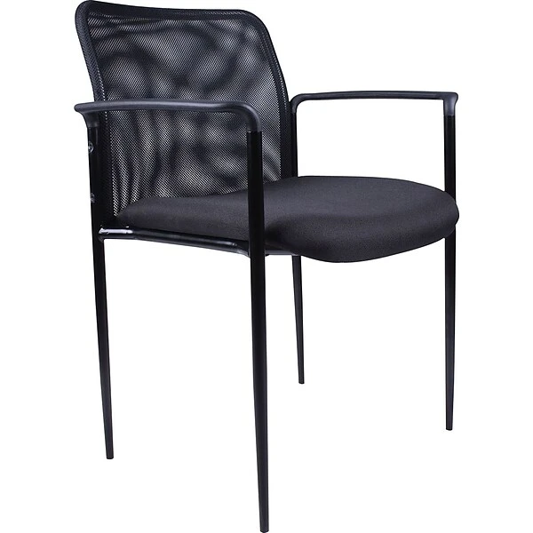 Boss Fabric Guest Chair, Black (B6909-BK) 4 Boss Fabric Guest Chair, Black (B6909-BK) - Image 4