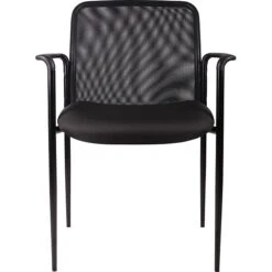Boss Fabric Guest Chair, Black (B6909-BK)