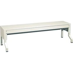 Safco® 14"-19"H X 57 1/8"W X 18 1/4"D Steel Mail Station Base; Light Gray