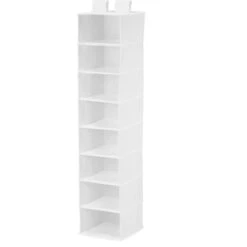 Honey Can Do 8 Shelf Hanging Organizer, White