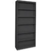 Lorell Fortress Series 6-Shelf 82" Bookcases, Black (LLR41294)