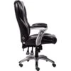 Serta Ergo-Executive Office Chair, Bonded Leather, Black (43676OSS)