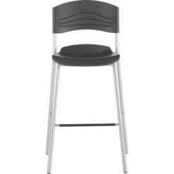 Iceberg® CafeWorks Bistro Stool, Graphite -Popular Furniture s0831181 s7