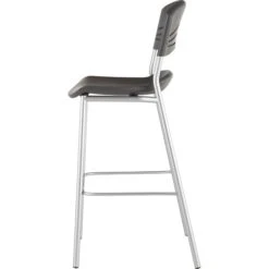 Iceberg® CafeWorks Bistro Stool, Graphite -Popular Furniture s0831200 s7
