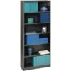HON Brigade Steel Bookcase, 6 Shelves, 34-1/2"W, Black Finish NEXT2018 NEXT2Day