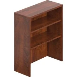 Offices To Go® 36" Wide Table Top Bookcase, American Dark Cherry, 2-Shelf, 36"H