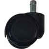 Global Offices To Go® Rubber Soft Caster, Black (OTG10700)