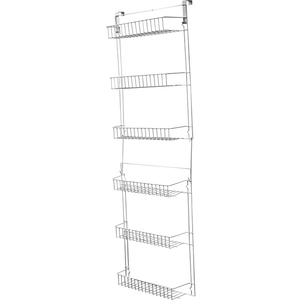Trademark 5' Overdoor Storage Basket Rack (M050018) 2 Trademark 5' Overdoor Storage Basket Rack (M050018) - Image 2