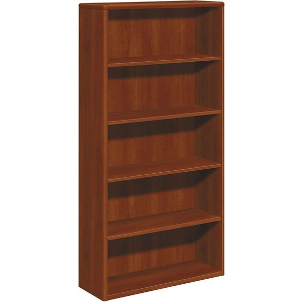 HON® 10700 Series In Cognac, 5-Shelf Bookcase 1 HON® 10700 Series In Cognac, 5-Shelf Bookcase