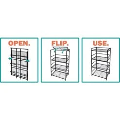 Flipshelf 4-shelf Wide Unit 7 Flipshelf 4-shelf Wide Unit -Popular Furniture s1062072 s7