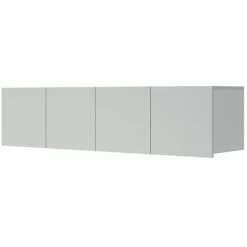 HON® Voi Overhead Cabinet, Four Doors, 60w X 14 1/4d X 14h, Brilliant White (HONVHF60W) NEXT2017