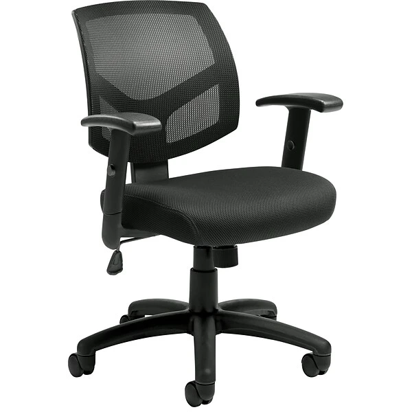 Global Offices To Go Mesh Back Managers Chair, Black, Adjustable Arms (OTG11514B) 1 Global Offices To Go Mesh Back Managers Chair, Black, Adjustable Arms (OTG11514B)