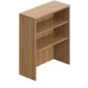 Offices To Go Superior Laminate 36" Table Top Bookcase, Autumn Walnut Laminate