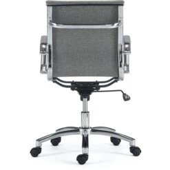 Quill Brand® Everell Fabric Managers Chair, Gray (53279) -Popular Furniture s1127094 s7