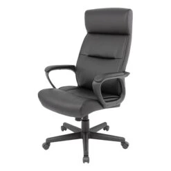Quill Brand® Rutherford Luxura Manager Chair, Black (45608) -Popular Furniture s1159806 s7