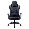 Quill Brand® Emerge Vartan Bonded Leather Gaming Chair, Purple/Black (59259)