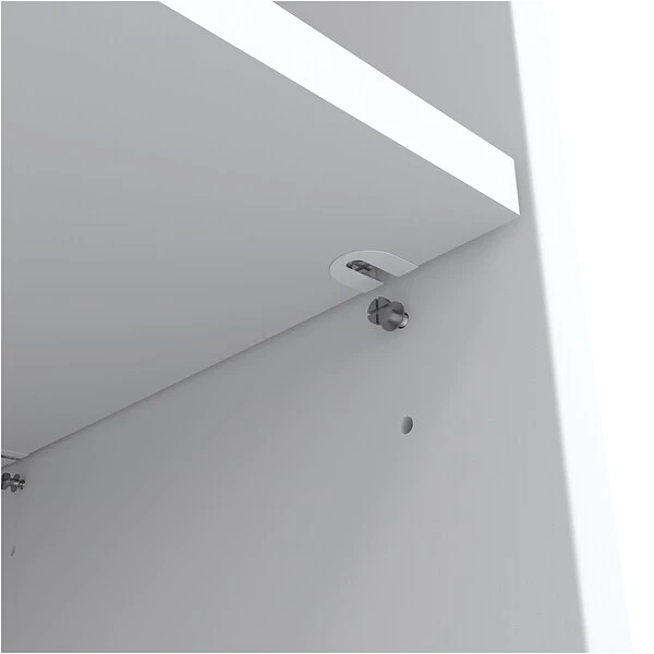 Union & Scale™ Essentials 3 Shelf 45"H Laminate Bookcase, White (UN56976) 3 Union & Scale™ Essentials 3 Shelf 45"H Laminate Bookcase, White (UN56976) - Image 3