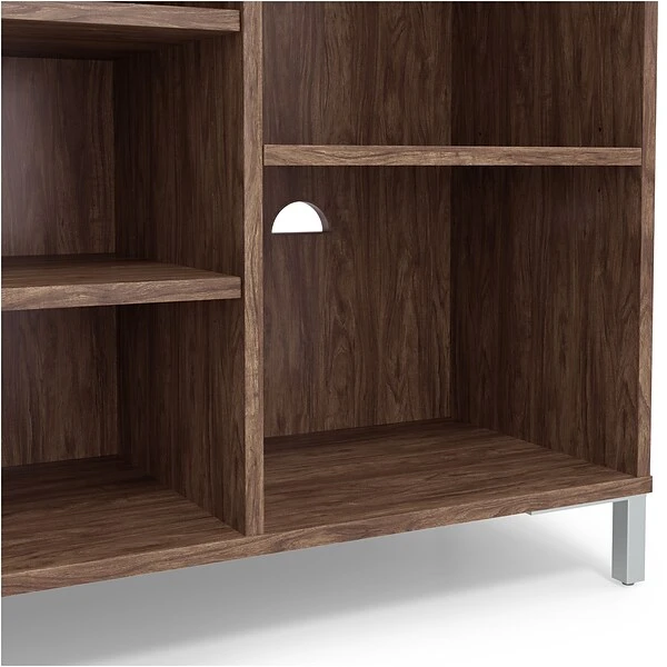 Union & Scale™ Essentials 5 Shelf 31"H Laminate Bookcase, Espresso (UN56979) 2 Union & Scale™ Essentials 5 Shelf 31"H Laminate Bookcase, Espresso (UN56979) - Image 2