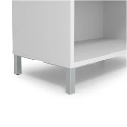 Union & Scale™ Essentials 3 Shelf 45"H Laminate Bookcase, White (UN56976) 7 Union & Scale™ Essentials 3 Shelf 45"H Laminate Bookcase, White (UN56976) -Popular Furniture s1204544 s7