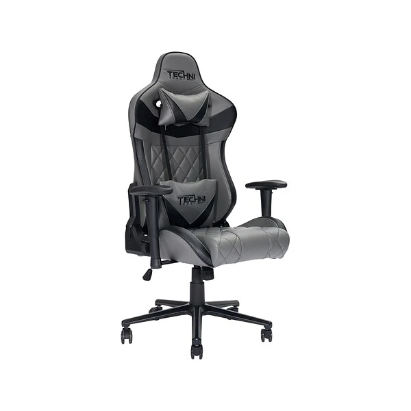 Techni Sport GamerXL Series Synthetic Computer Chair, Gray (RTA-TSXL3-GRY) 1 Techni Sport GamerXL Series Synthetic Computer Chair, Gray (RTA-TSXL3-GRY)