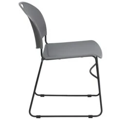 Flash Furniture Hercules Series Plastic Stack Chair, Gray (RUT188GY) -Popular Furniture sp112222280 s7