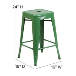 Flash Furniture Industrial Metal Restaurant Counter Height Stool, Green (CH3132024GN) 12 Flash Furniture Industrial Metal Restaurant Counter Height Stool, Green (CH3132024GN) -Popular Furniture sp112224916 s7