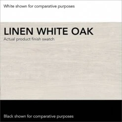 Bush Furniture Yorktown 5-Shelf 67"H Bookcase Set, Linen White Oak (YRK012LW) -Popular Furniture sp115663017 s7