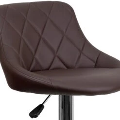 Flash Furniture Contemporary Vinyl Adjustable Height Barstool With Back, Brown (CH82028ABRN) 14 Flash Furniture Contemporary Vinyl Adjustable Height Barstool With Back, Brown (CH82028ABRN) -Popular Furniture sp116164327 s7