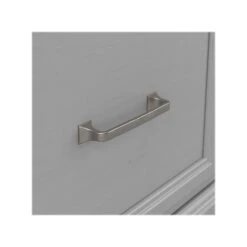 Kathy Ireland® Home By Bush Furniture Woodland 21" Shoe Storage Bench And Coat Rack With 4 Shelves, Cape Cod Gray (WDL003CG) -Popular Furniture sp117517678 s7